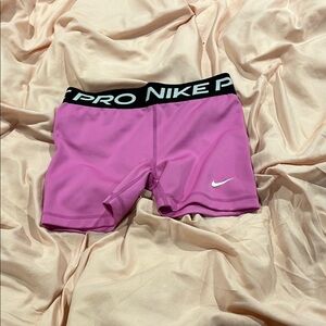 Nike Pro Fuchsia Training Shorts